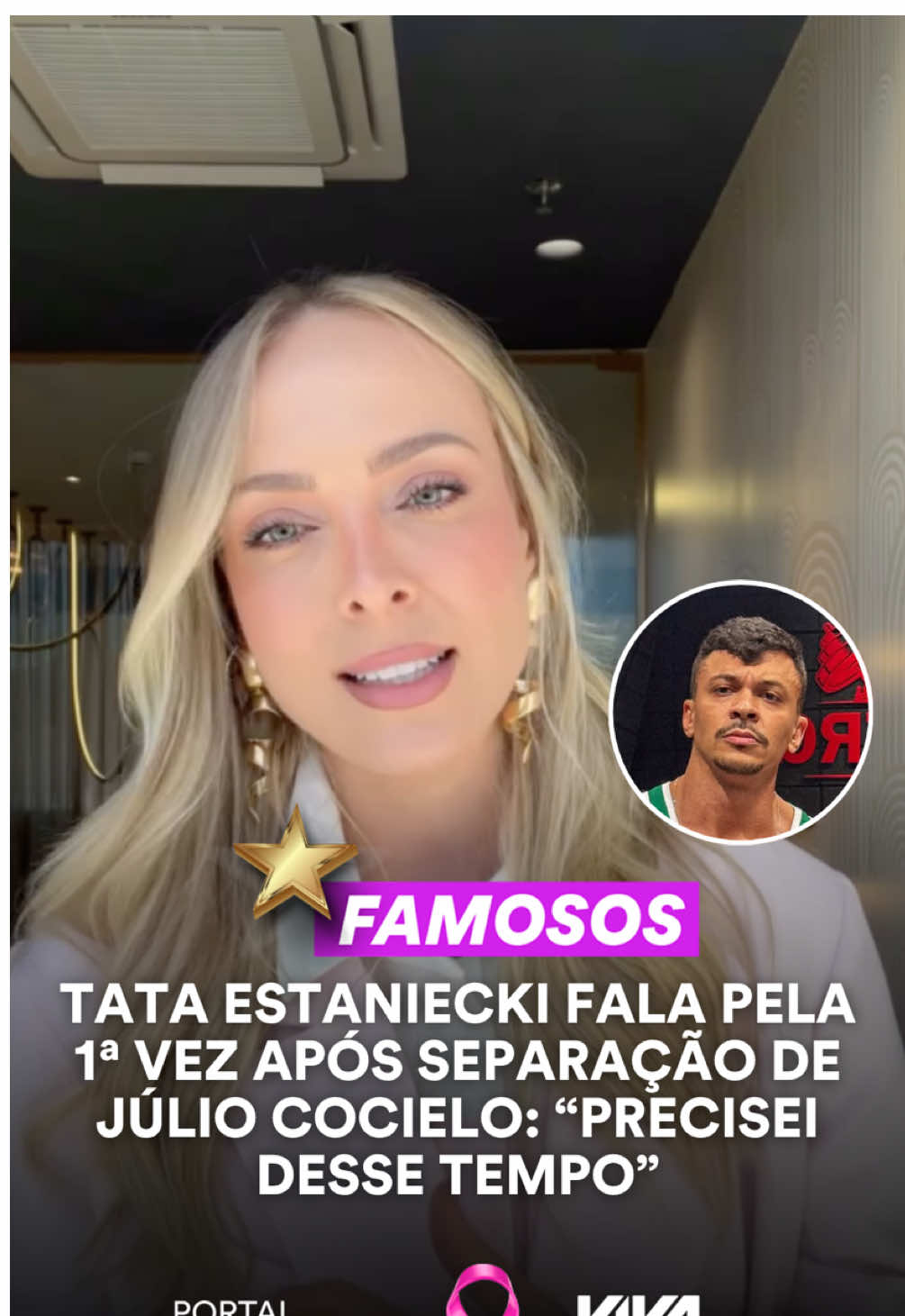 Tata Estaniecki se manifestou pela primeira vez desde o anúncio da separação de Júlio Cocielo. Nesta terça-feira (21/10), a influenciadora digital explicou que se afastou das redes sociais após o término para “organizar as ideias e a vida” e também dedicar mais tempo aos filhos. Ela contou ainda que já retomou a rotina de trabalho e continua contando com o carinho e o respeito dos seguidores. Reprodução: @/tata