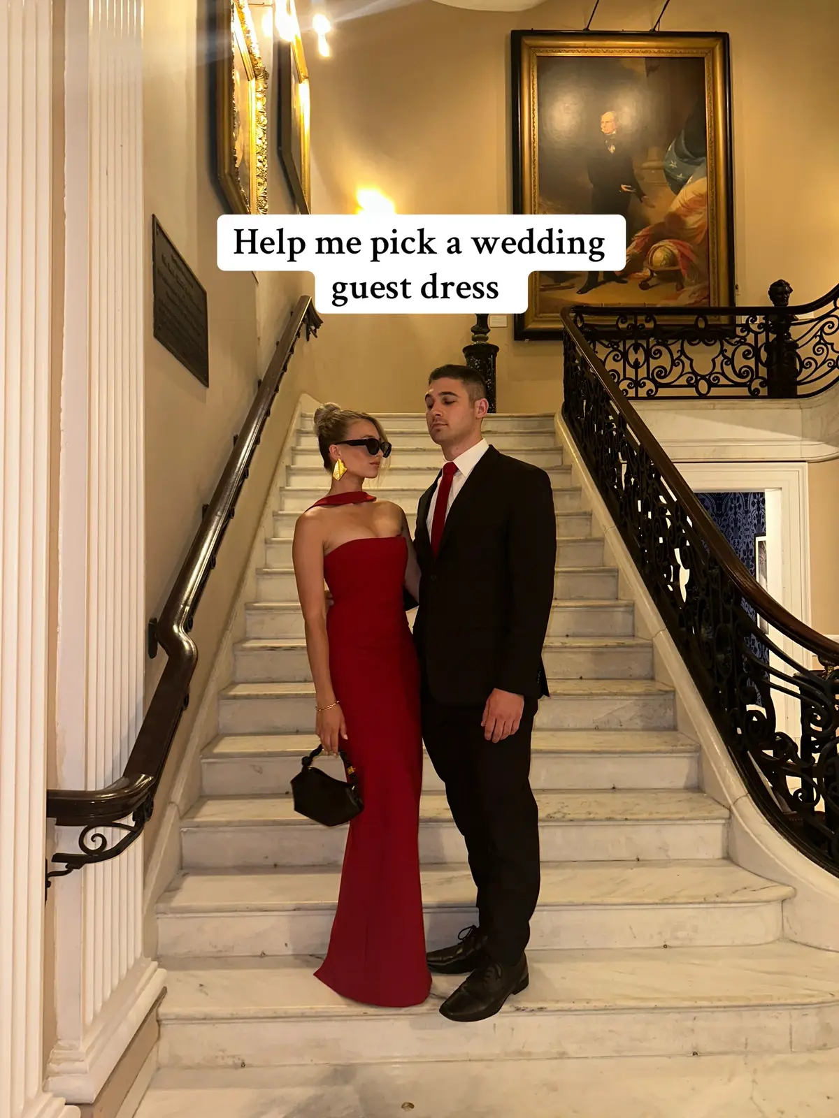 I feel like 1 is the answer but idk  #weddingguest #weddingguestdress #dressinspo 