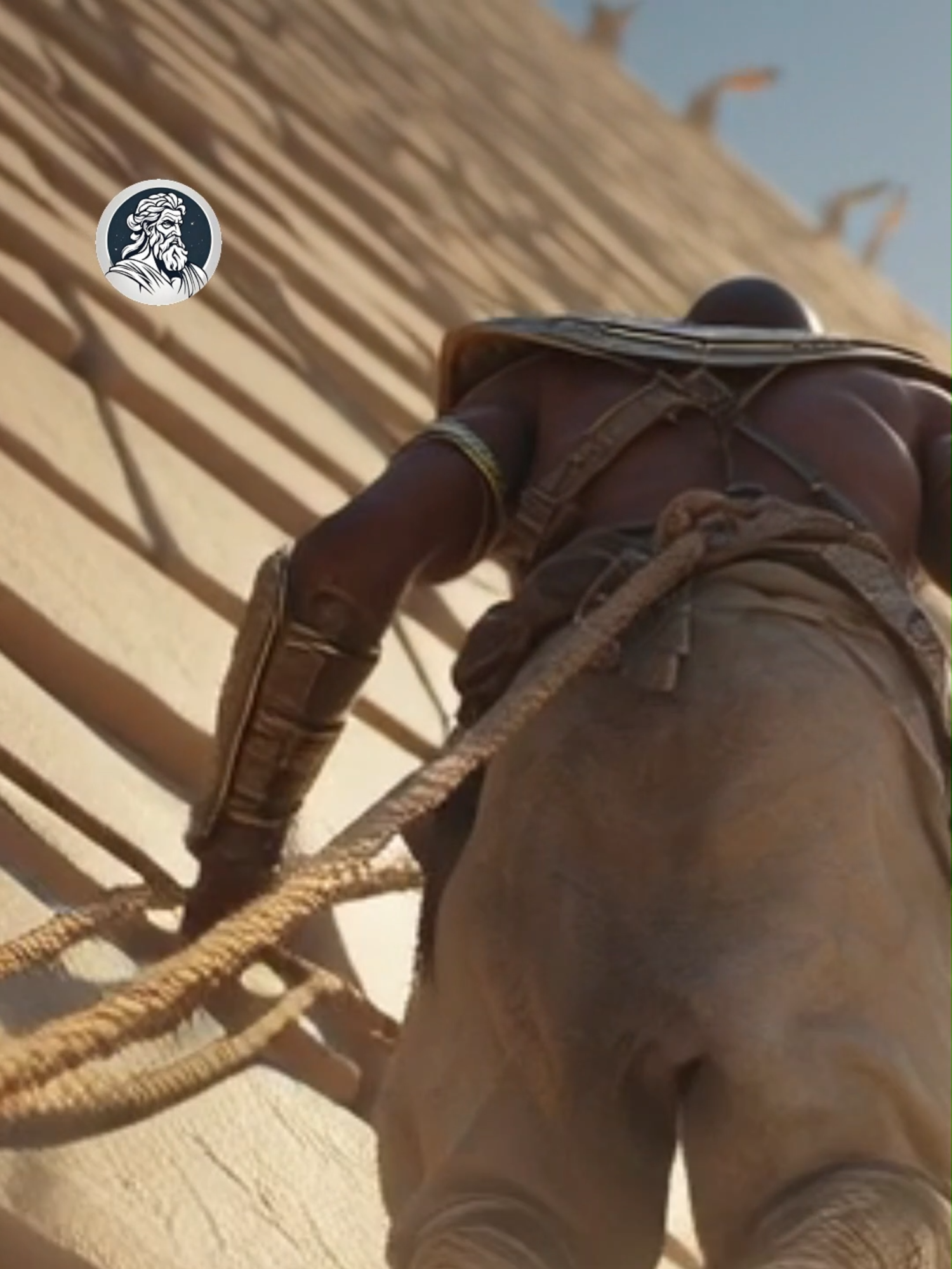HOW THE PYRAMIDS WERE MADE #cadamitologia #fyp #giants #ai #egypt #desert #pyramids #alien