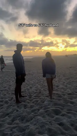 Would not recommend doing this in the sand on a windy night 🏝️ #Running #trend #headstart #wifevshusband #beach #fyp 