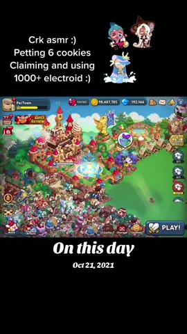 #onthisday yall don’t know how SERIOUS about farming back then omgggg #cookierunkingdom #crk #petbaby 