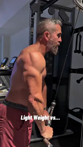 Triceps Nirvana. Light weight baby😤 #triceps #light #heavy #gymmotivation 