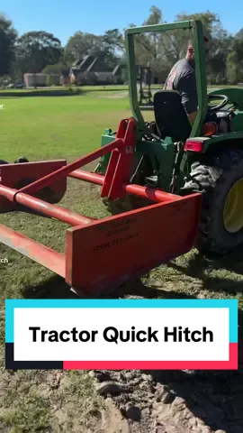 This Garvee 3 point Quick hitch for tractors is a game changer! Save time and stay safe! Switch implements fast! #garvee #3pointractorhitch #tractor #tractors #farm tractors farm life. Tractor implements. John Deere tractor  