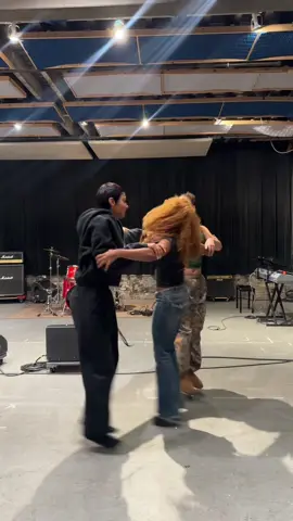 Rehearsal break 😂