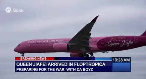 Queen Jiafei just arrived with Floptropica Airlines for Da Boyz 😍 #floptok #floptok😍😍😭😌🤞💅💅 #jiafei #floptropicaairlines @jiafei.dai 