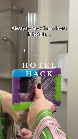This way, you can be sure that no one is watching you🙏🏼 #hotel #hotelhack #hiddencam #safetyfirst #safetytips   