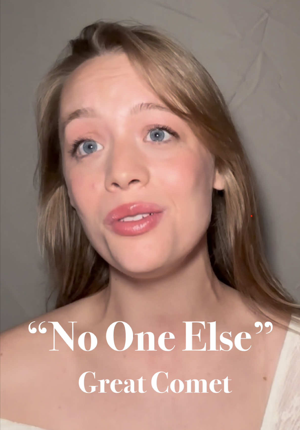 The moon!!! #nooneelse #greatcomet #auditioncut #vocalcoach 