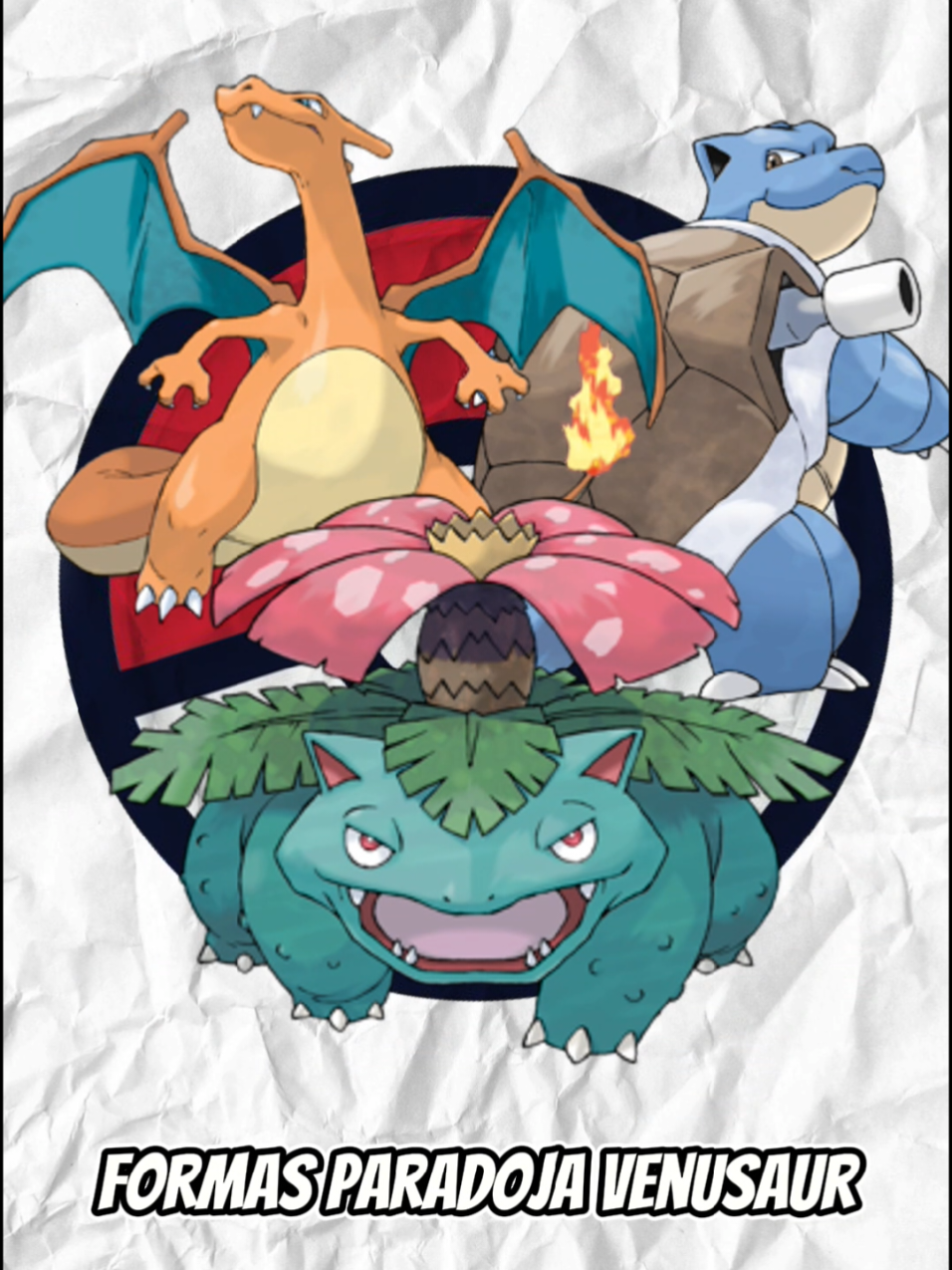 ¿Y si los iniciales de Kanto tuvieran formas paradoja?  🖌️ Diseño realizado por @tubz_az y @_elite.4_ Radiant Sail de tipo Planta Roca. Forma paradoja pasada de Venusaur, aparece descrito en el Libro Escarlata como Vela Radiante. Se dice que sus placas dorsales absorben y cristalizan la luz solar, formando gemas tan duras como la roca. Su cuerpo desprende un brillo cálido, incluso en la oscuridad de las cavernas. Iron Rotor de tipo Veneno Volador. Forma paradoja futura de Venusaur, mencionado en el Libro Violeta como Iron Rotor. Su cuerpo mecánico está cubierto de pétalos metálicos que giran como hélices, permitiéndole volar y liberar partículas tóxicas que corroen todo a su paso. #Venusaur #formasparadoja #pokemon #ysi #fakemon 