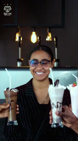 Happiness comes in tall glasses topped with whipped cream 😍 Gofer milkshakes — where every sip is a smile! #gofercoffee #coffeehouse #ethiopiancoffee #goviral #MilkshakeMood 