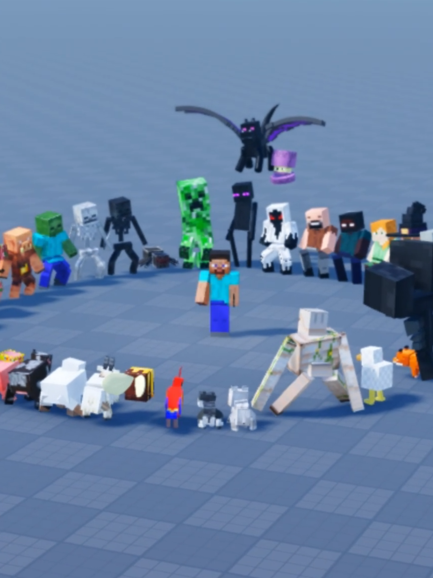 Não tem todos os mobs e não da de fazer os tamanhos certos, É ROBLOX 👍 Sim eu esqueci o warden 😭 #foryoupage #robloxfyp #robloxtiktok #fyp #fy #catalogavatarcreator #Minecraft #minecraftroblox #mobsminecraft