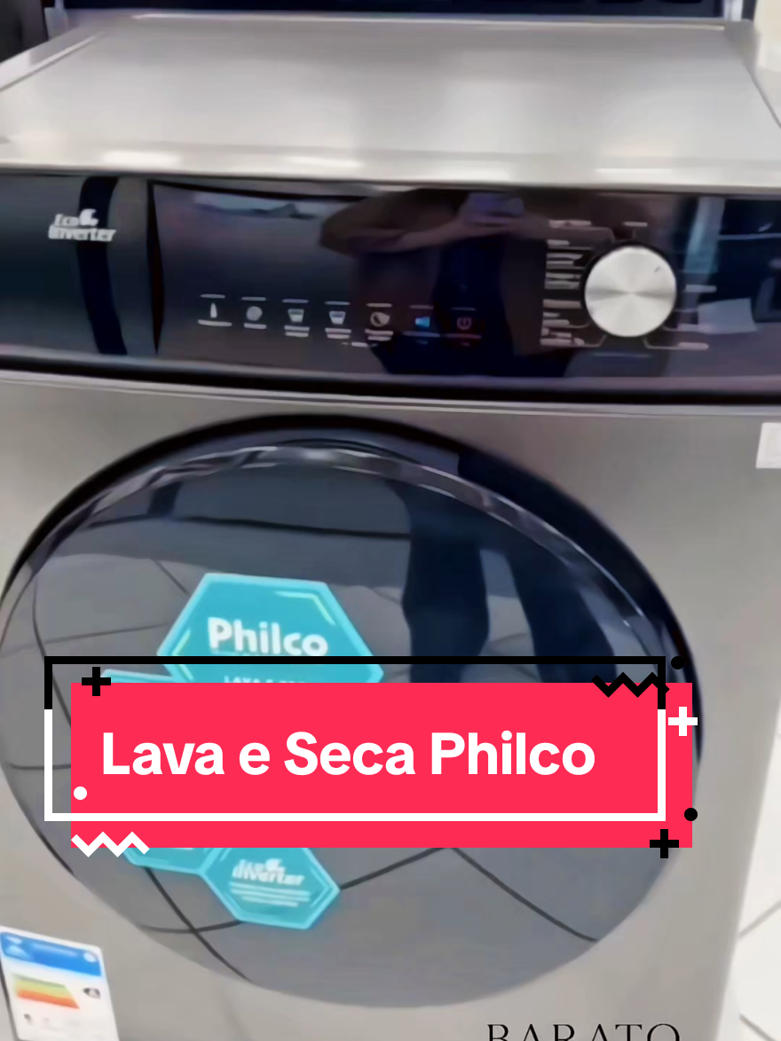 Lava e Seca Philco 16 Programas PLS Eco Inverter 11kg Inox* #LavaESecaPhilco #LavaESecaPhilco11kg #LavaESecaPhilcoInverter