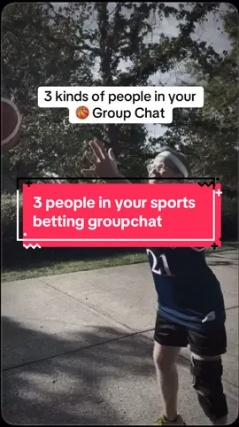Three kinds of people in your sports betting group chat #NBA #nbabasketball 