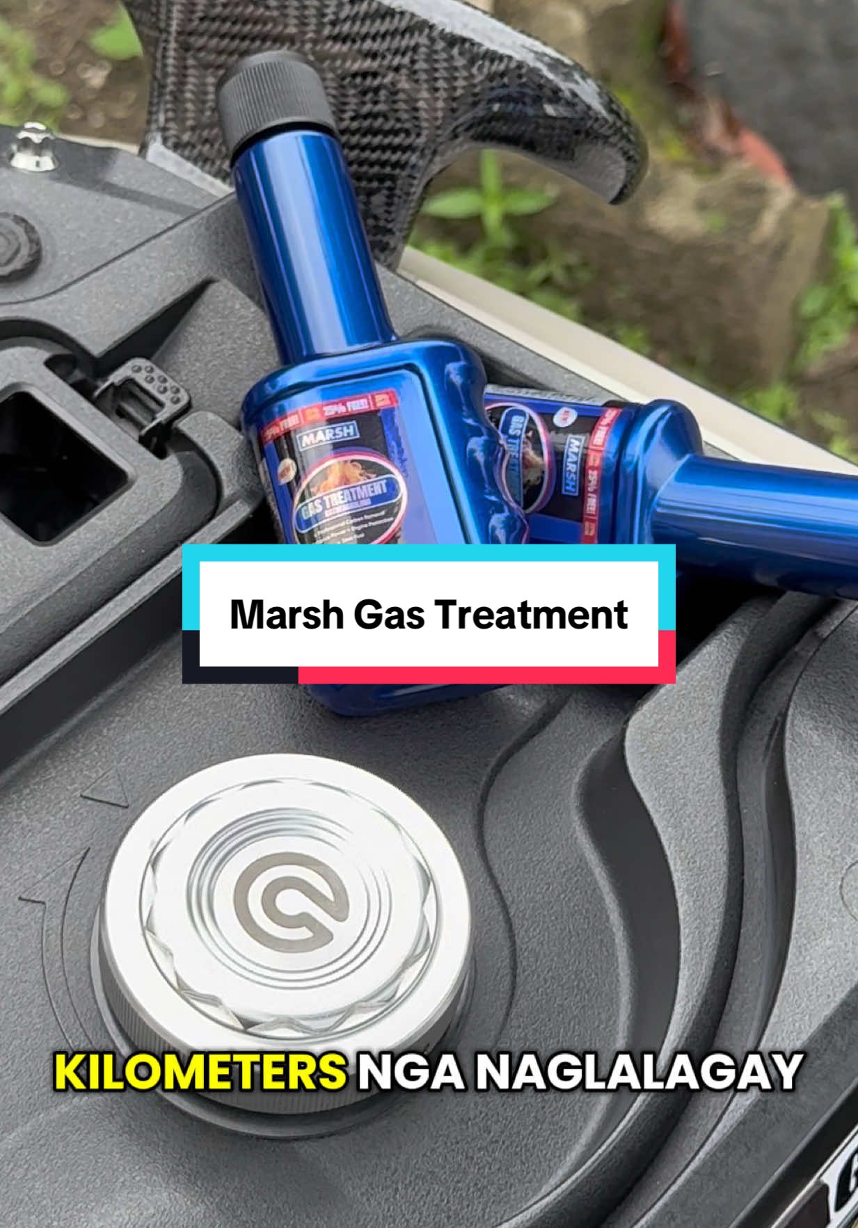 Marsh Gas Treatment para sa ating sasakyan o motorsiklo upang mapanatili na maganda ang hatak at malinis palagi sa loob ng tanke, throttle body, valve, hose at iba pa #marshgastreatment #fuelsaver #maintenance #motorcycle #carmaintenance 