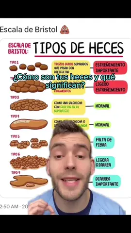 ¿Cómo son tus heces? #salud #comida #SabiasQue #caca #curiosidades 
