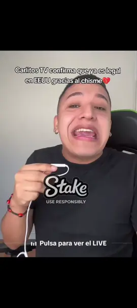 Carlitos TV confirma que ya es legal en EEUU gracias al chisme💔 #carlitostv #moca  #Chisme #farandula #fypシ゚ 
