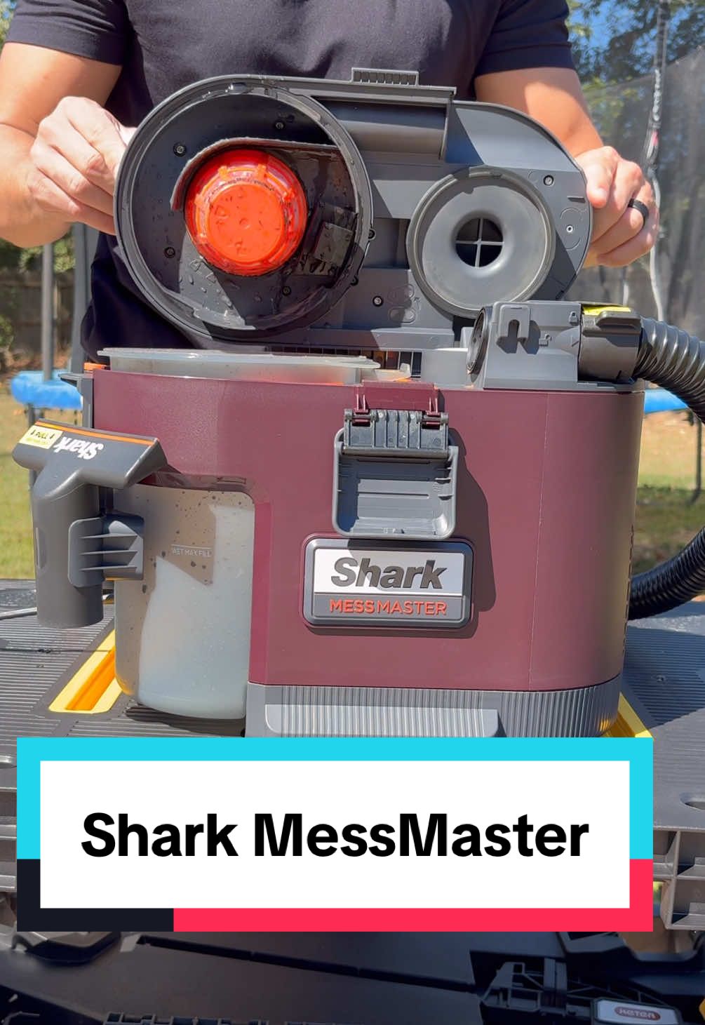 This Shark MessMaster really will vacuum the in-vacuumable. #vacuum #sharkvacuum #tiktokshopcreatorpicks 