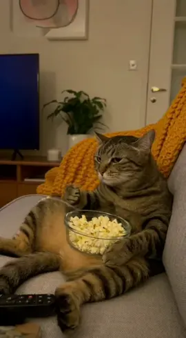 #cat #latenight #popcorn #lol #🐱 
