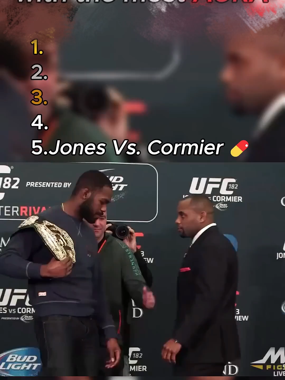 😤Ranking The Most Aura Staredowns💪 #UFC #mma #fighter #martialarts #aura