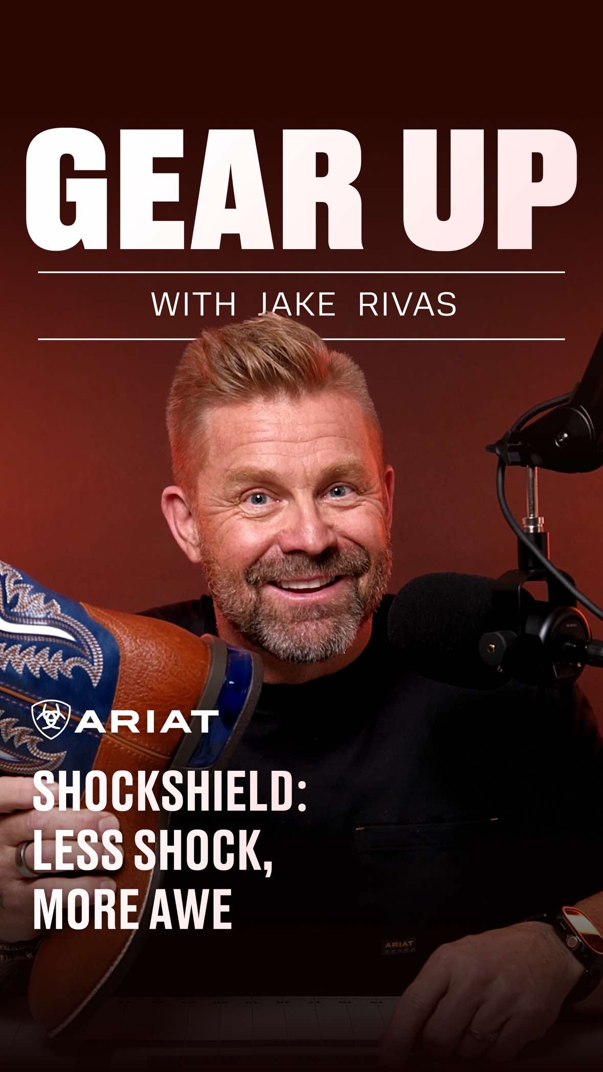 Cowboy roots. Next-gen comfort. On this episode of Gear Up we’re diving into the NEW Shock Shield Max. Jake breaks down the science, technology and cool new look in the Captivate Wide Square Toe boot.
