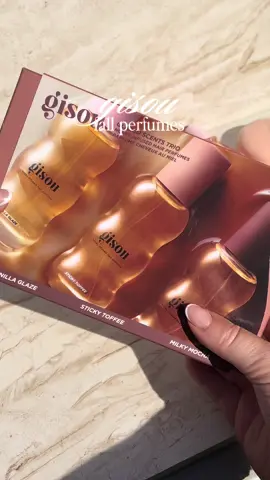 new from @Gisou | FALL HAIR PERFUMES ✨🤎🍨🍮☕️  I’m so obsessed! vanilla glaze, sticky toffee and milky mocha. #gisou #gisouhairperfume #fallaesthetic #hairperfume #ugccreator 