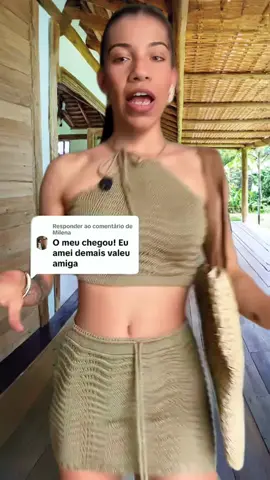 Conjunto Saída de Praia Saia e Top Tricot Crochê Verão 2026