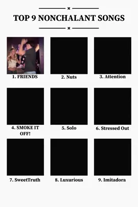 PART 19 | TOP 9 NONCHALANT SONGS #top9 #songs #music #nonchalant #looksmaxing 