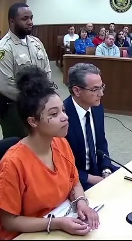 woman gets sentenced to 120 years in prison and laughs about it #prison #court #sentences 
