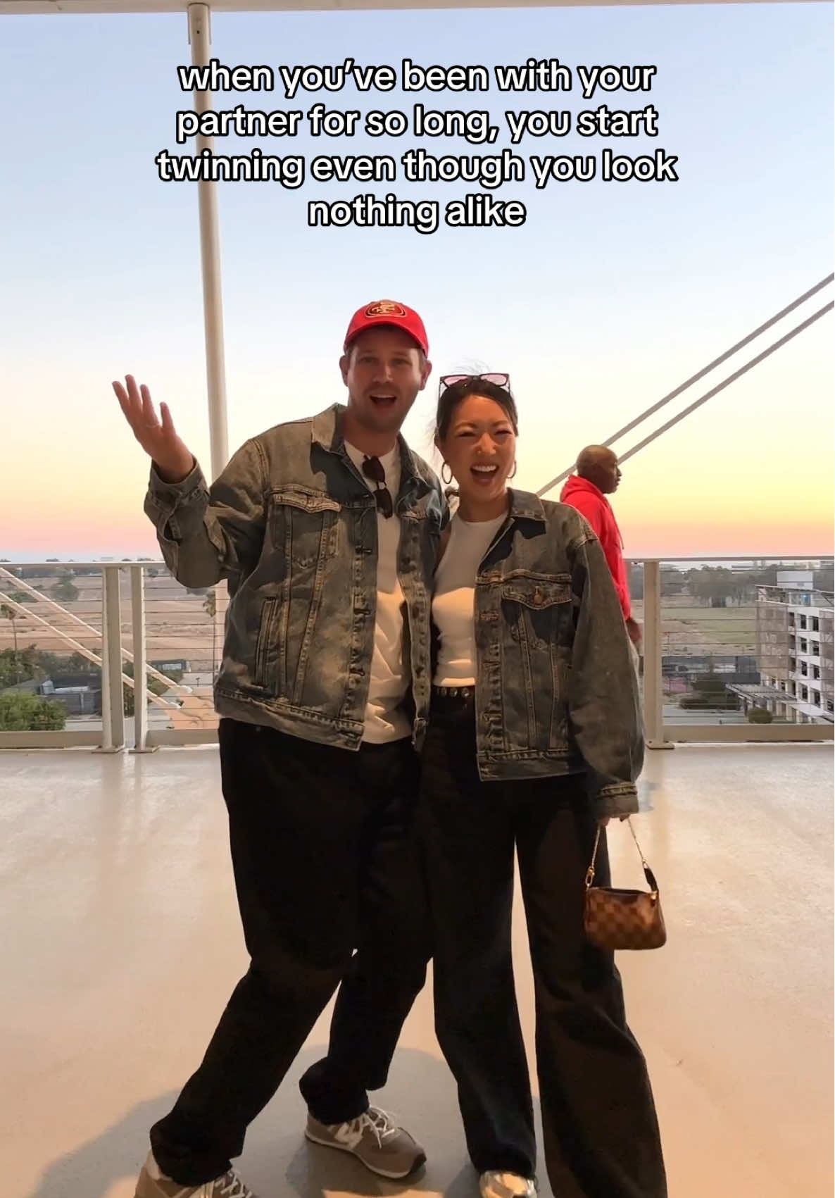 10 years and counting, so glad I swiped right. ❤️ Matching in @Levi’s  #levisjeans 