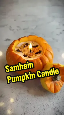 ✨🎃 Pumpkin Candle 🎃✨ Hey guys! Learn how to make a Samhain pumpkin candle step-by-step in this easy to follow DIY. This witchy candle is perfect for honoring the veil between worlds, manifesting autumn energy, and adding a touch of cozy witchcraft to your altar. 🍂  Use this candle for manifestation, protection, and honoring ancestors this Samhain season. 🌙 ———————— #samhainseason #samhainseason #pumpkincandle #witchtips #witchytips 