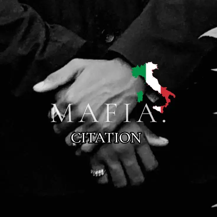 « Je ne fais pas confiance aux promesses. Seulement aux regards après les menaces. » #mafia 