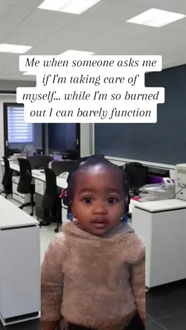 I am not okay... #burnout #work #overworked #office #job 