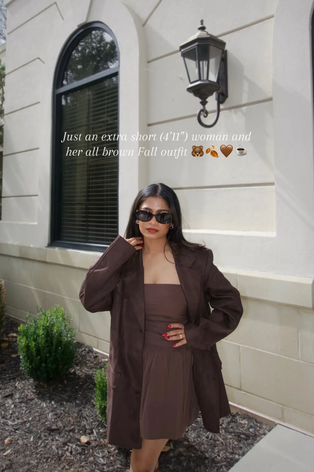 Extra short/petite outfit ideas for Fall from a 4’11” mom! #petite #shortgirlstyle #falloutfits 