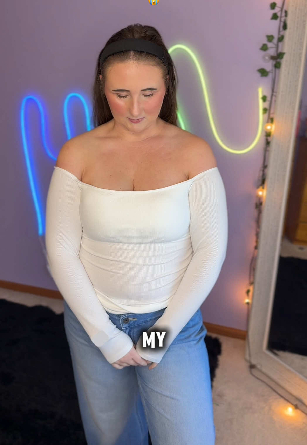The fact that I don’t need to worry about a bra with this top is enough for me! It’s also super flattering AND comfy.🤍 @Halara_official #halara #halaratiktokshop #midsizefashionfinds #tiktokshopcreatorpicks #tiktokshopmidsize 