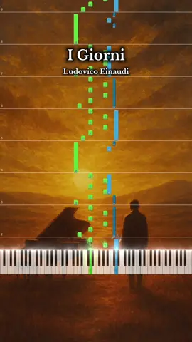 I Giorni - Ludovico Einaudi (Pianotutorial) #piano #pianotutorial #pianocover #igiorni #ludovicoeinaudi 