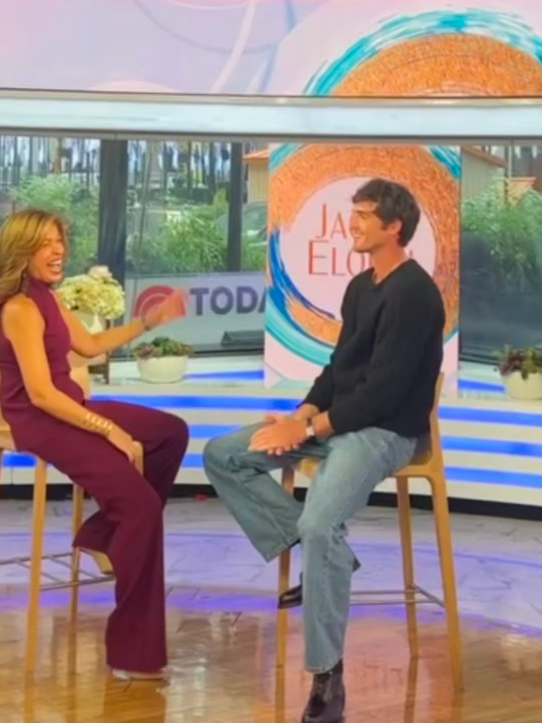 Two years was too LONG!! 😭 Our last interview with Jacob Elordi was October 24, 2023, and we can't wait to have him back and LIVE in our studio tomorrow, October 22, 2025! Tune in! #TODAYShow