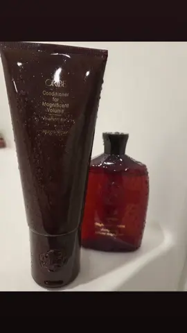 [I received this product in exchange for my honest review from influencer, from the company Oribe it is the magnificent volume that includes the shampoo and conditioner.  the scent was very light and wasn't very strong like a light floral scent, the packaging is very nice and the product made my hair smooth with volume.#influencer  #productreviewer #complimentary #autoimmunediseases 