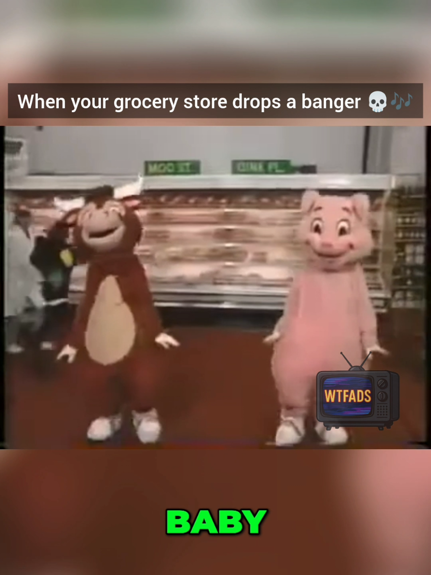 This 1980s Chicago ad for Moo & Oink turned grocery shopping into a rap battle. “Wave for catfish! Scream for ribs!” — the OG food anthem 🥩🎤💀 #wtfads #mooandoink #chicago  #fyp #retro