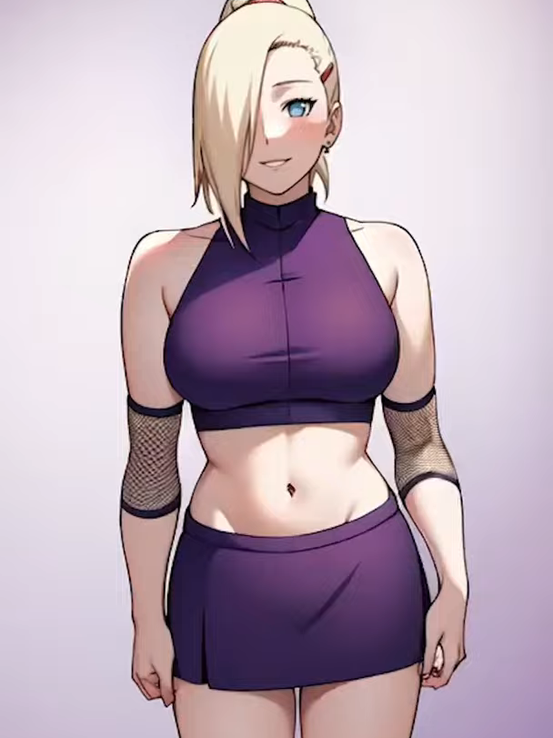 아 이노 넘 쎆쓰하다 ❤ (Ino Yamanaka 山中いの) [Poker Face]#ai #naruto#dance#animation #shorts