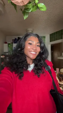 i love fall. i love layers. i love red on me. #fyp #fallfits 