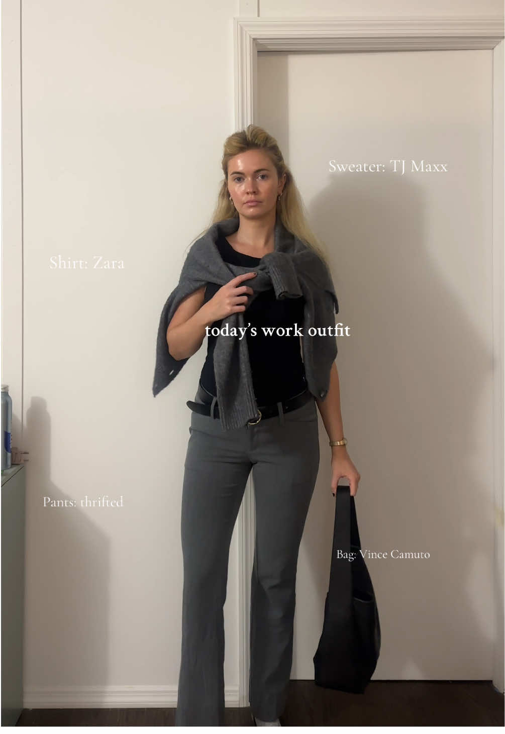 Today’s simple work outfit ☕️ #corporatefashion #workoutfit #OOTD #nyccorporate #simpleoutfit 