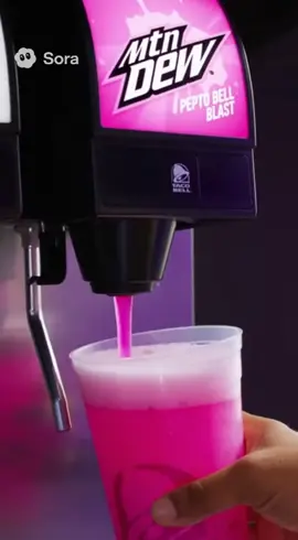 Pepto blast Mt Dew for Taco Bell recovery. #ai #tacobell #pepto #fart #lol 