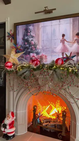 This Christmas mantel from last year was one of my all time faves! Should I repeat it this year or do something different?!  . . . #vintagechristmas #christmasdecor #christmas #vintagechristmasdecor #christmasdecorating   