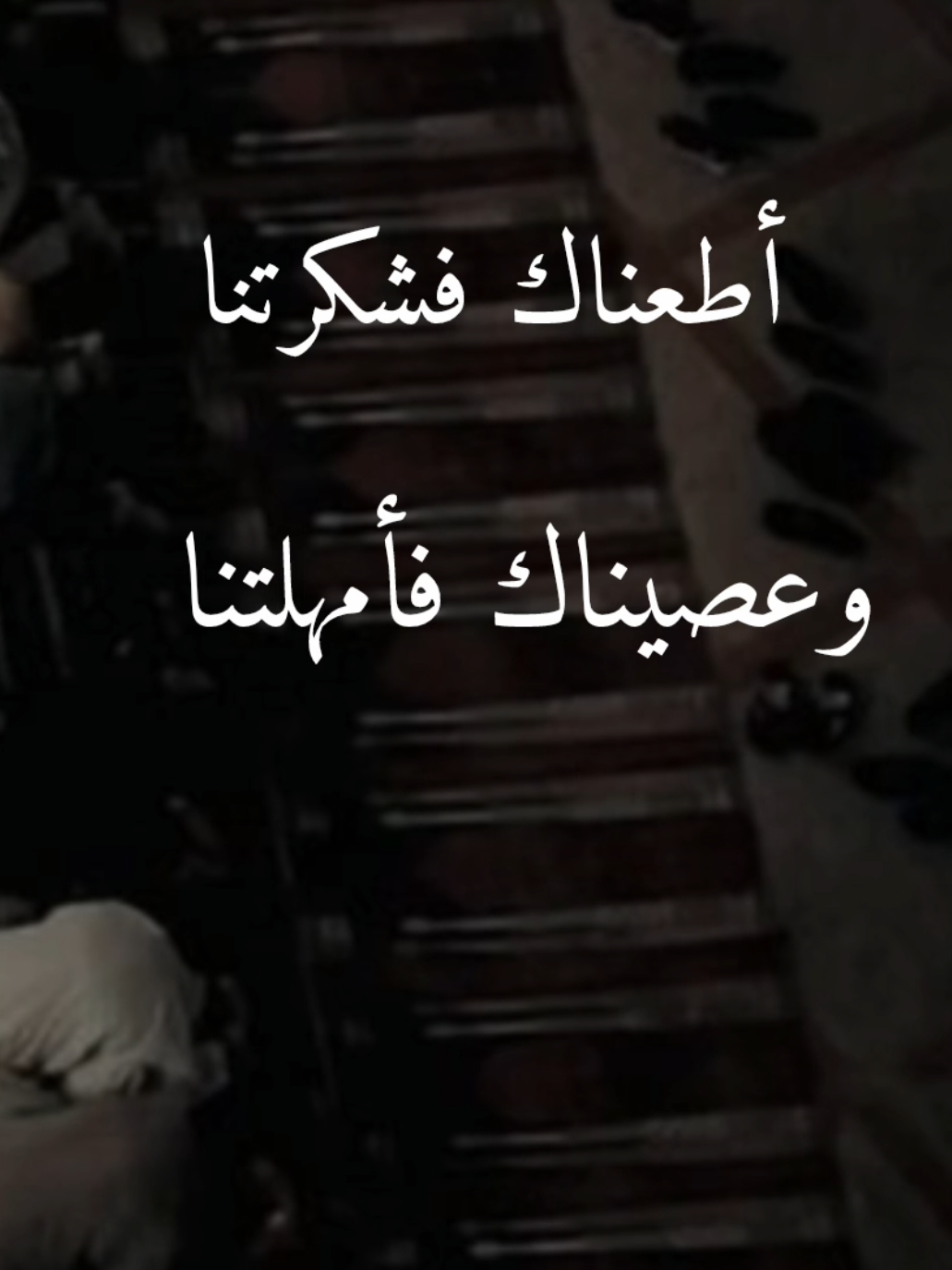 أطعناك فشكرتنا وعصيناك فأمهلتنا  #يارب #الحمدلله_دائماً_وابداً💚🌧️🤲 #طمأنينه #quran #foryou 