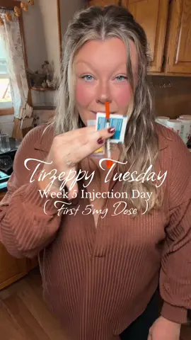 First dose of 5mg compounded Tirzeppy. The first 4 months I lost 6 lbs, which I wasn’t anticipating due to it being a loading dose month. Excited to see how the 5mg dose-ing goes! **not medical advice or medical professional - always consult with a physician of your own**  So far my experience has been 10/10.  @IVY #ivyaffliate #ivypartner #glp1community #tirzeppytuesday 