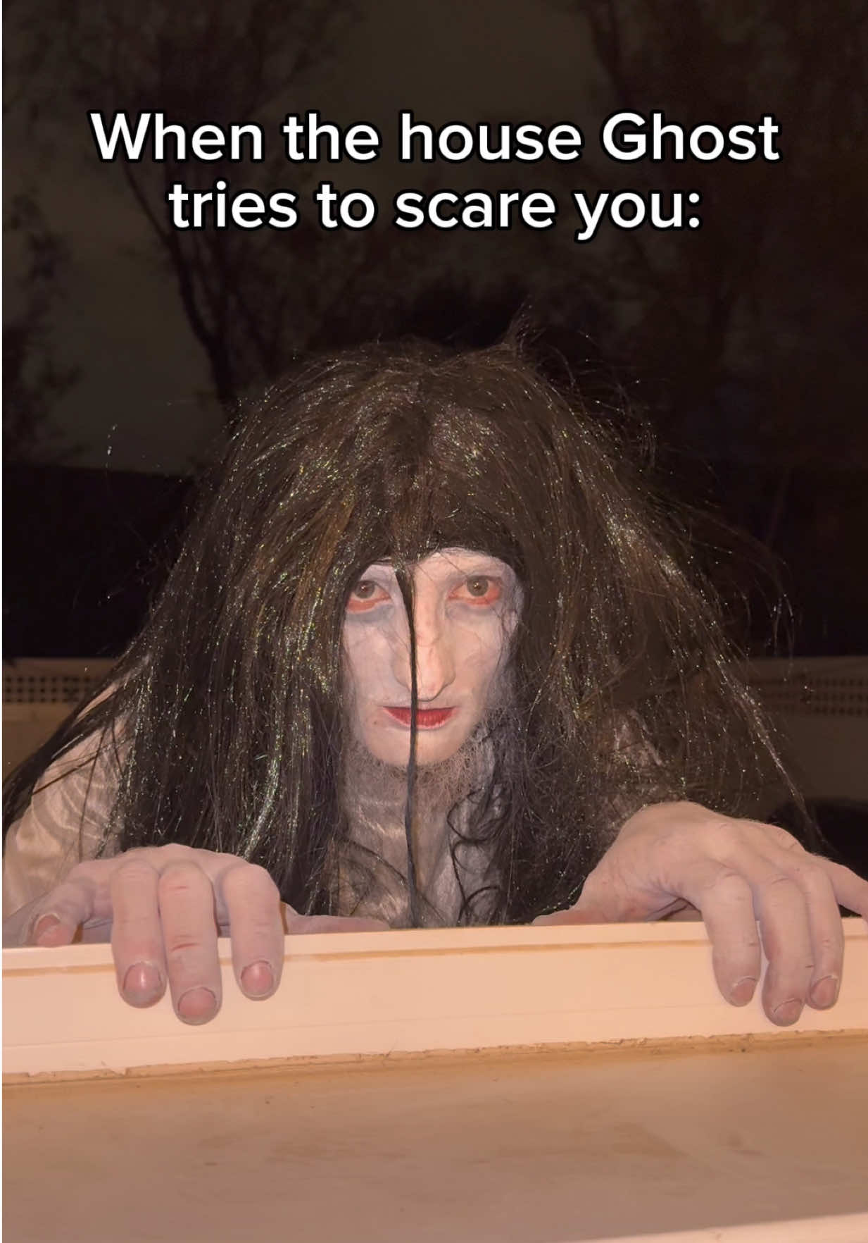 If my dog’s not scared, neither am I 😤👻 #funnydogvideos #dogmeme #meme #dogsoftiktok #funnypets 