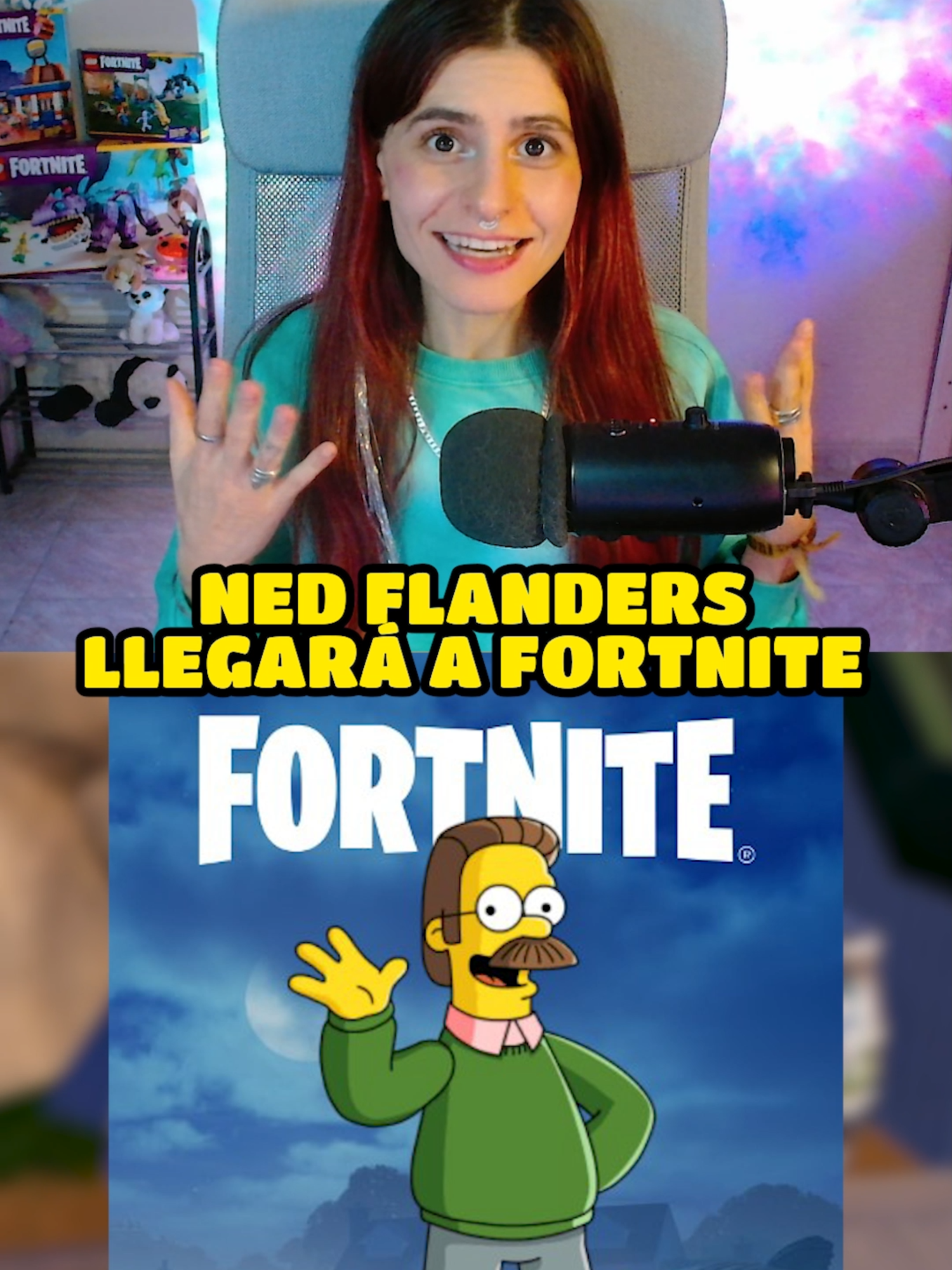 NED FLANDERS LLEGARÁ A FORTNITE EN LA NUEVA TEMPORADA DE LOS SIMPSON ✅🧔 #fortnite #fortniteclips #novedadesfortnite #noticiasfortnite #lossimpson #thesimpsons