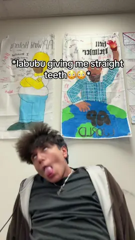 straight teeth 😌😌😌😌 #labubu #femboy #joke #sus #fyp 