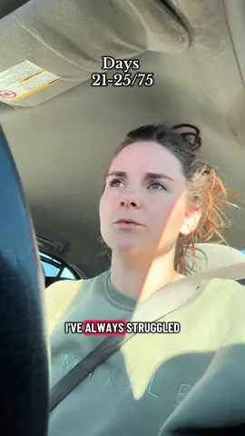 Days 21-25 75Hard Journey.  Weird, hard, & rewarding.  Finally seeing progress.  #75hard #Fitness #levelup #momlife 