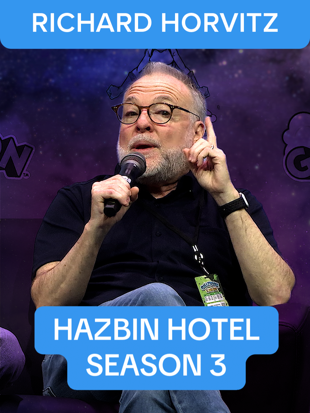 recording for Hazbin S3 has WRAPPED 🎬 #hazbinhotel #hellaverse #richardhorvitz #galaxycon