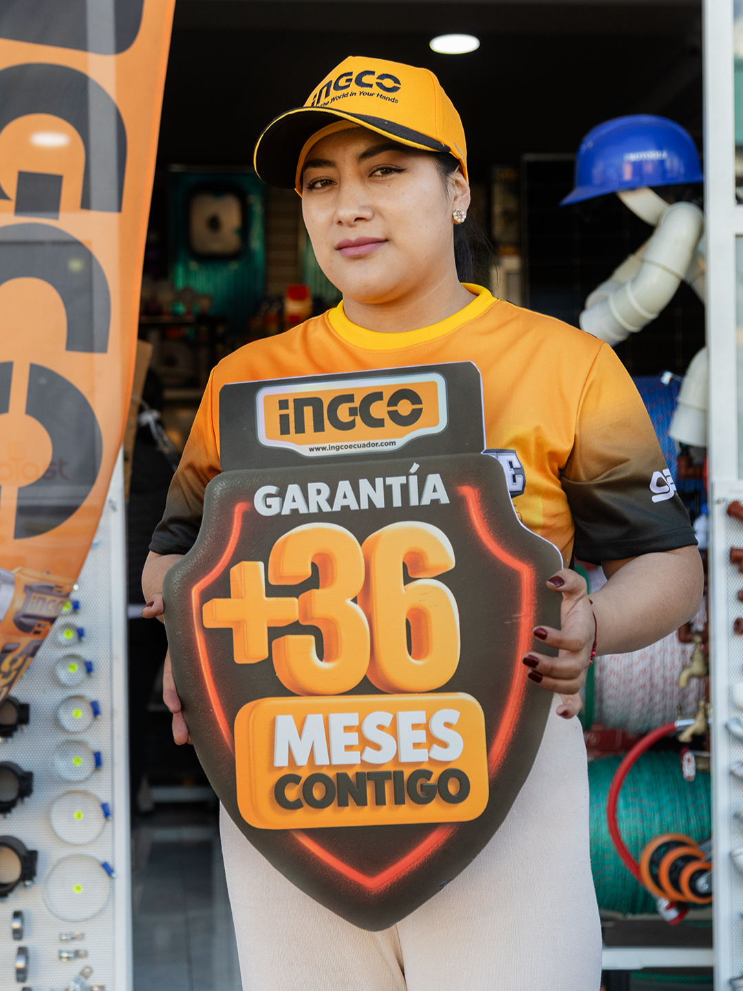 🔧 Conoce Comercial San Luis Ferretería 💛 Desde Píllaro, Tungurahua, confían en INGCO Ecuador por su calidad y respaldo. 💪 +36 meses de garantía real, repuestos y servicio técnico con @galaimportaciones. ⚙️ Más respaldo. Más confianza. Más INGCO. #INGCO #Garantía #Herramientas #ecuador🇪🇨❤️